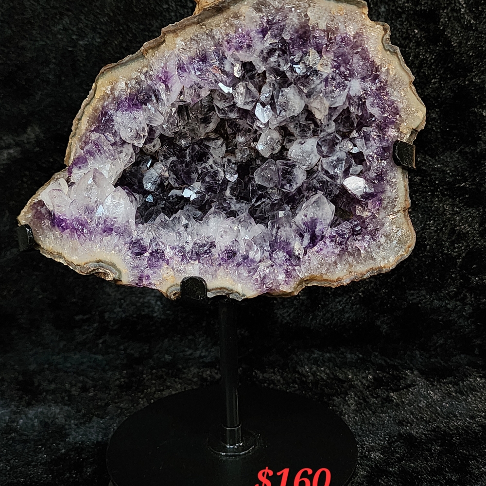Stunning Amethyst Geode on Stand